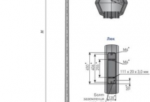 Опоры освещения силовые